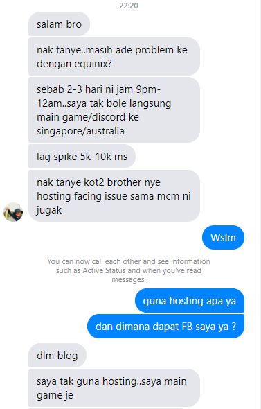 masalah main game guna unifi